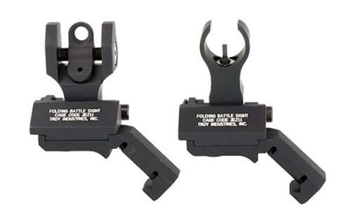 Sights Lasers TROY Industries 45 Degree TROY FLDNG HK FRNT OFFSET SGHT BLK • Model: 45 Degree